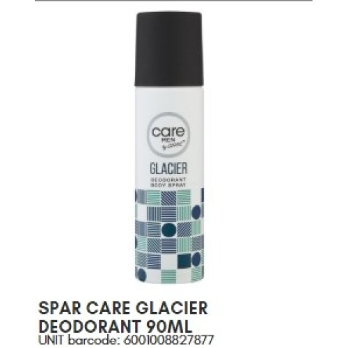 SPAR CARE M DEO GLACIER 150ML(FL) (RF)